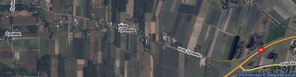 Zdjęcie satelitarne Wola Żyrowska ul.